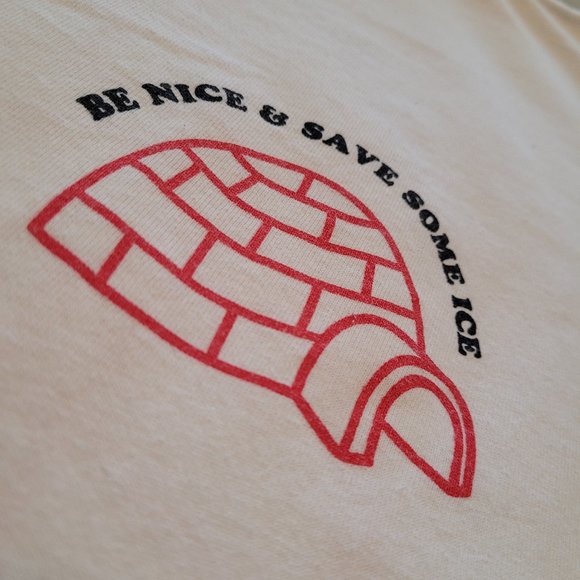 A-Lab PENGUIN "BE NICE" GRAPHIC TEE SHIRT - Picture 3 of 4